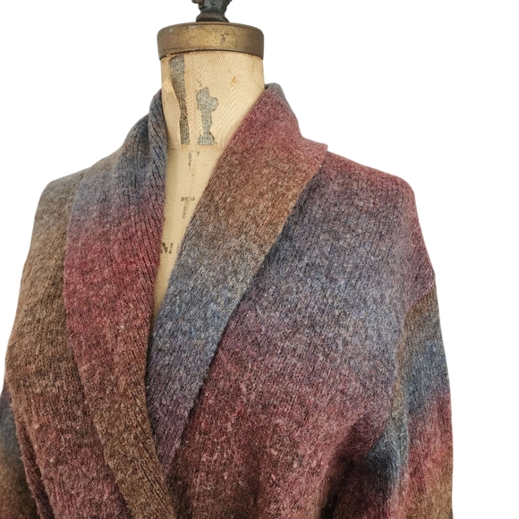 The Territory Ahead Shawl Collar Wool Wrap Cardigan Sweater S - Picture 2 of 4